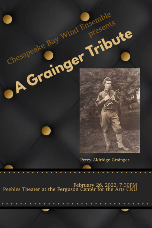 A Grainger Tribute February 26, 2022 program cover