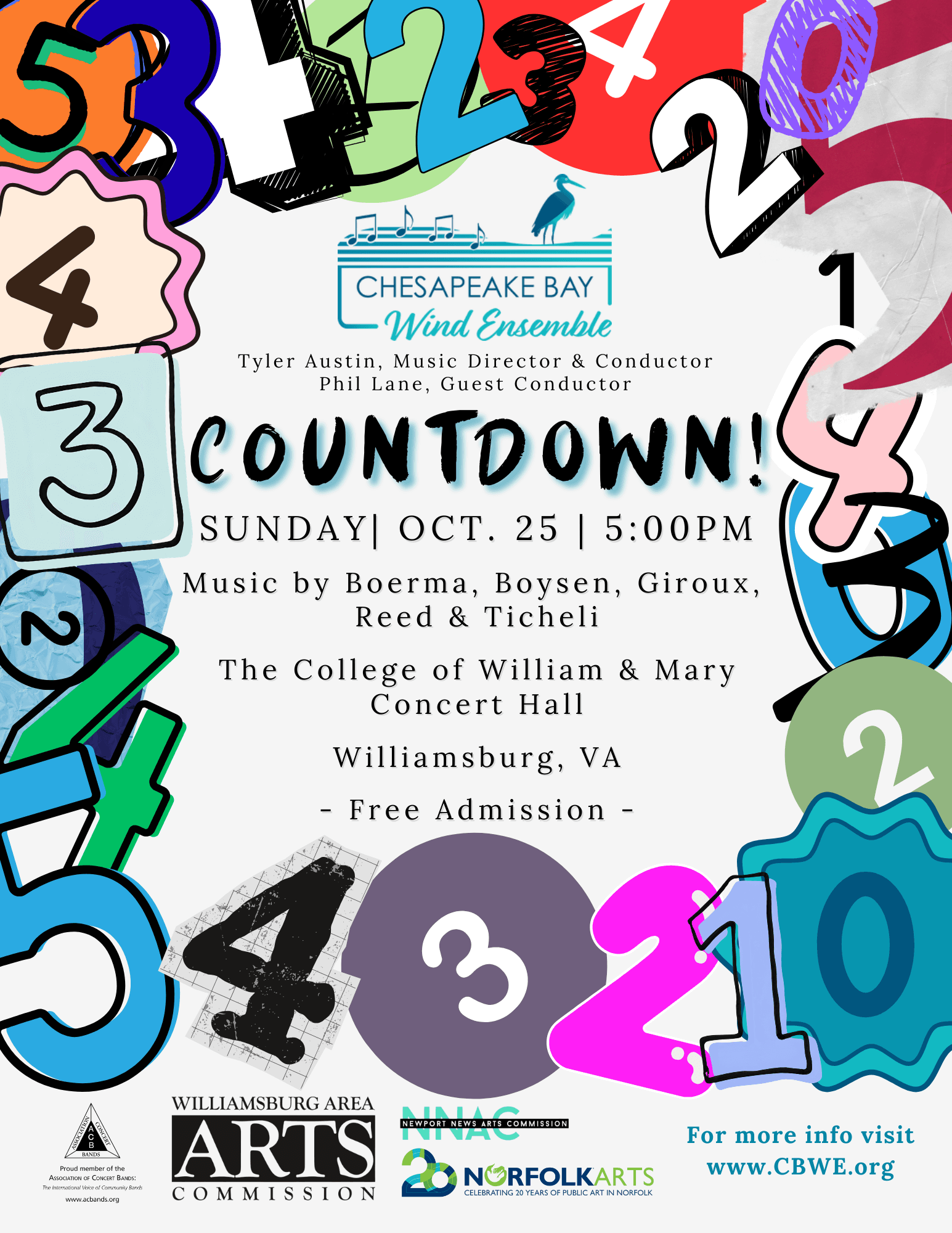 Masterworks 1: Countdown! — concert artwork